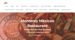 Desktop Screenshot of monterreymexicanrestaurantnc.com