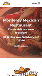 Mobile Screenshot of monterreymexicanrestaurantnc.com